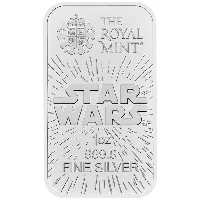 Lingou argint 999.9 Star Wars Light Side 1 oz The Royal Mint (spate)