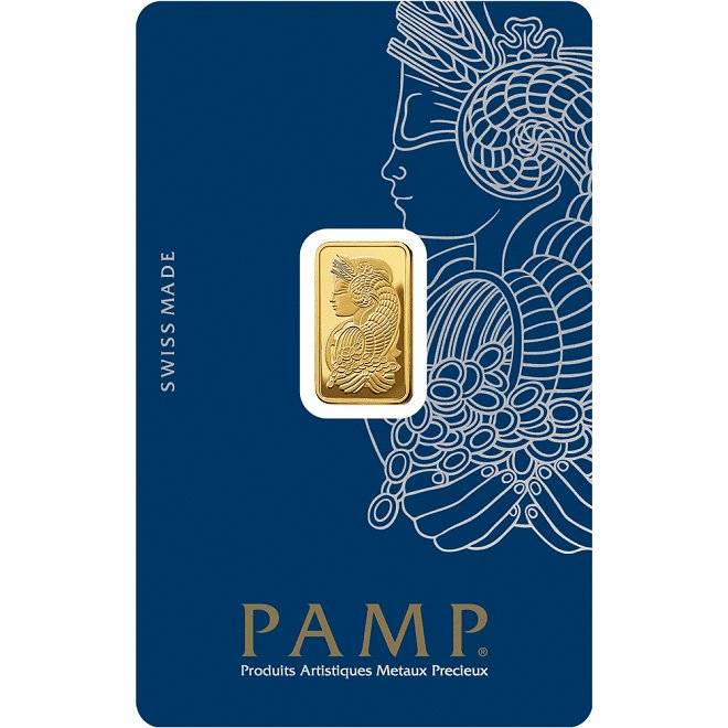 Fata lingou aur 2,5 grame PAMP Suisse Fortuna 999.9 Elvetia