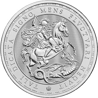 Moneda argint Sf Gheorghe si Dragonul Marea Britanie 1 oz 2026